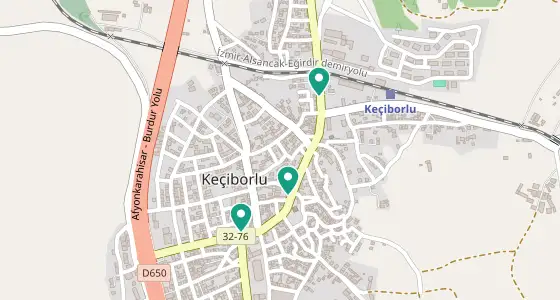 Keçiborlu eczane konum haritası — Isparta