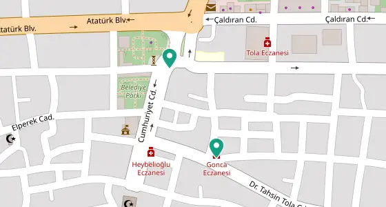 Senirkent eczane konum haritası — Isparta