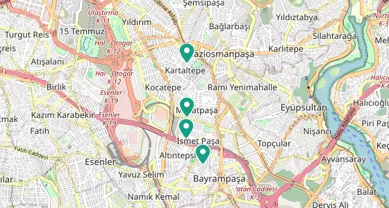 Bayrampaşa eczane konum haritası — İstanbul