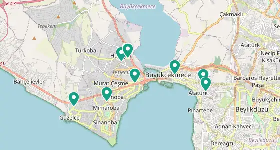 Büyükçekmece eczane konum haritası — İstanbul