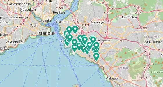 Kadıköy eczane konum haritası — İstanbul