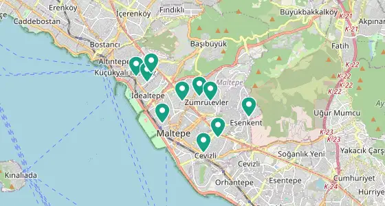 Maltepe eczane konum haritası — İstanbul
