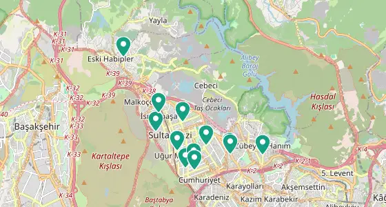 Sultangazi eczane konum haritası — İstanbul