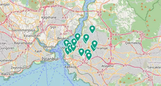 Üsküdar eczane konum haritası — İstanbul