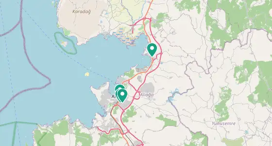 Aliağa eczane konum haritası — İzmir