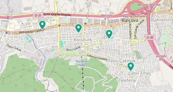Balçova eczane konum haritası — İzmir