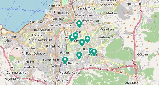Buca eczane konum haritası — İzmir