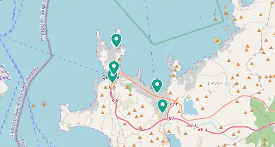 Çeşme eczane konum haritası — İzmir