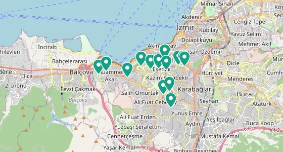 Karabağlar eczane konum haritası — İzmir