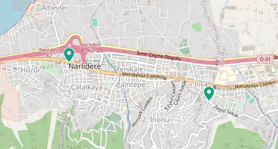 Narlıdere eczane konum haritası — İzmir