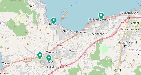 Urla eczane konum haritası — İzmir