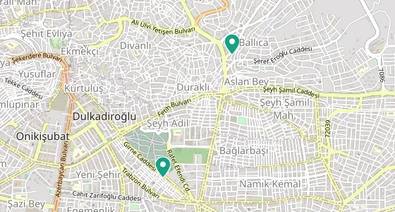 Dulkadiroğlu eczane konum haritası — Kahramanmaraş
