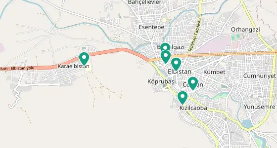 Elbistan eczane konum haritası — Kahramanmaraş