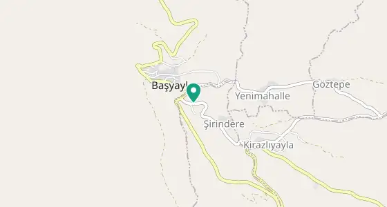 Başyayla eczane konum haritası — Karaman