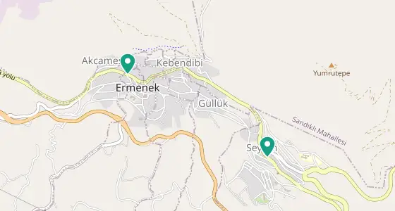 Ermenek eczane konum haritası — Karaman
