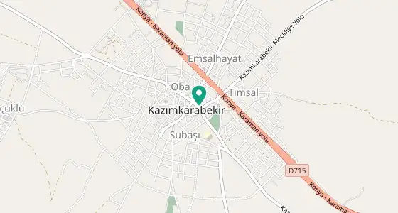 Kazımkarabekir eczane konum haritası — Karaman