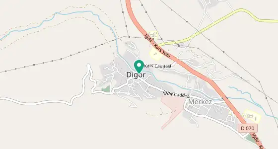 Digor eczane konum haritası — Kars