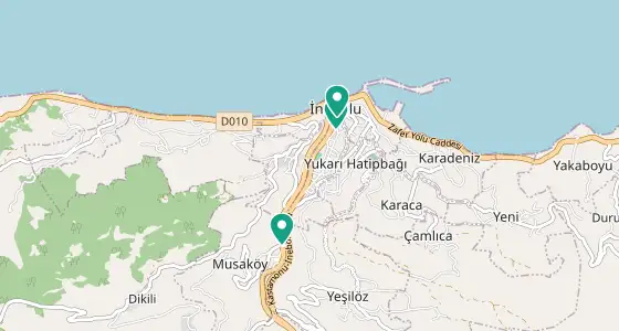 İnebolu eczane konum haritası — Kastamonu