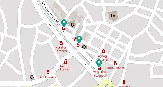 Tosya eczane konum haritası — Kastamonu