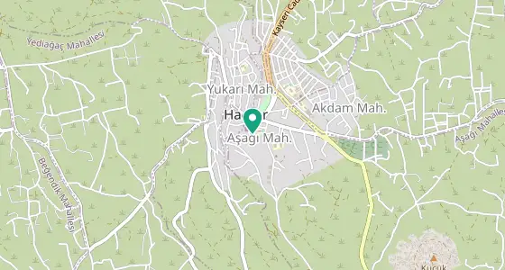 Hacılar eczane konum haritası — Kayseri