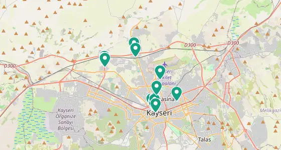 Kocasinan eczane konum haritası — Kayseri
