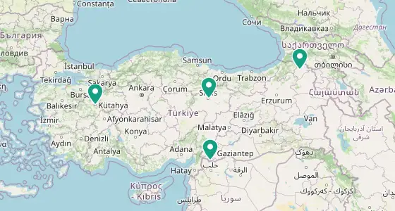 Merkez eczane konum haritası — Kilis
