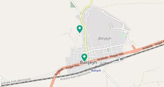 Balışeyh eczane konum haritası — Kırıkkale