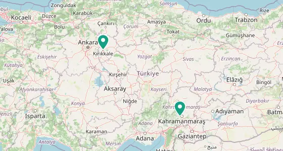 Merkez eczane konum haritası — Kırıkkale