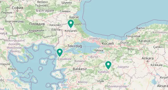 Merkez eczane konum haritası — Kırklareli