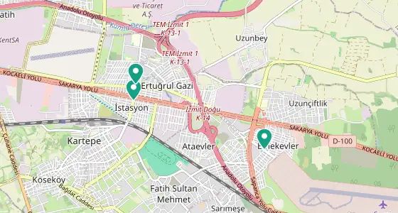 Kartepe eczane konum haritası — Kocaeli