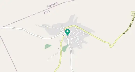 Ahırlı eczane konum haritası — Konya