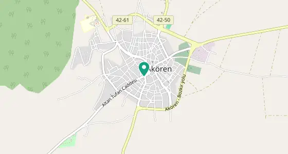 Akören eczane konum haritası — Konya