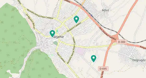 Akşehir eczane konum haritası — Konya