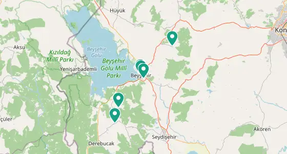 Beyşehir eczane konum haritası — Konya