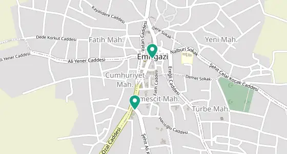 Emirgazi eczane konum haritası — Konya