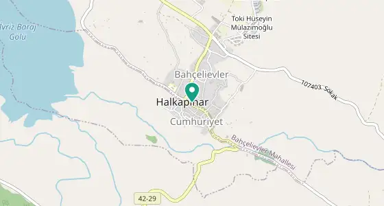 Halkapınar eczane konum haritası — Konya