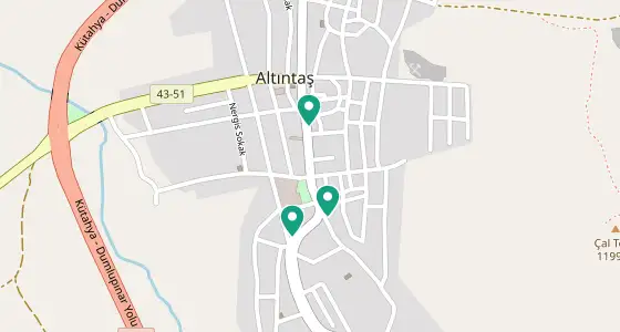 Altıntaş eczane konum haritası — Kütahya