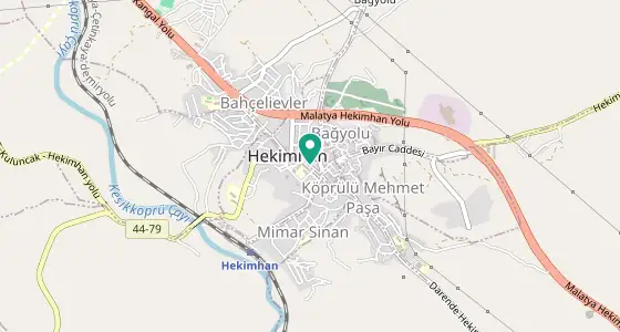 Hekimhan eczane konum haritası — Malatya