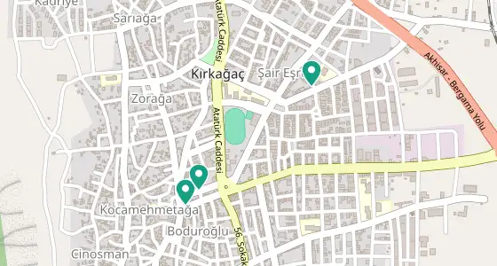 Kırkağaç eczane konum haritası — Manisa