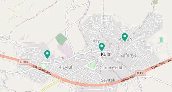 Kula eczane konum haritası — Manisa