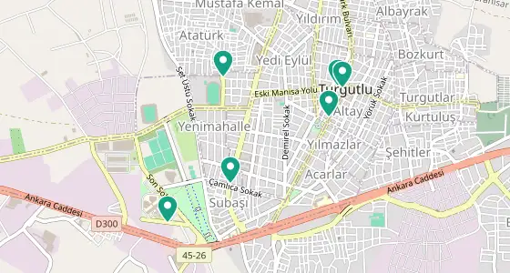 Turgutlu eczane konum haritası — Manisa