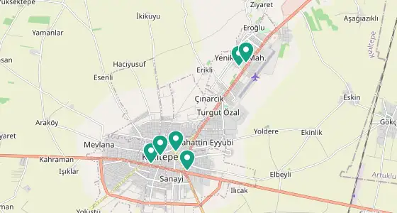 Kızıltepe eczane konum haritası — Mardin