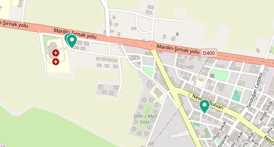 Nusaybin eczane konum haritası — Mardin