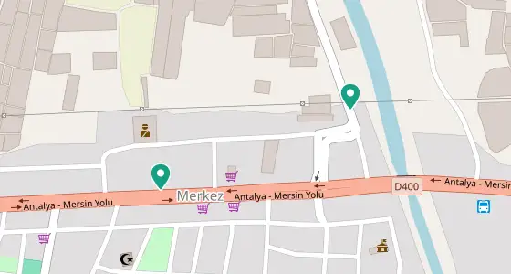 Bozyazı eczane konum haritası — Mersin