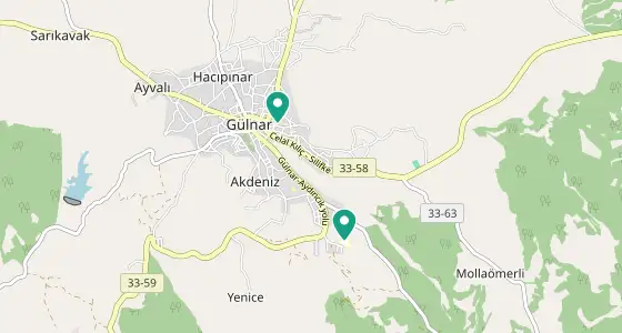 Gülnar eczane konum haritası — Mersin