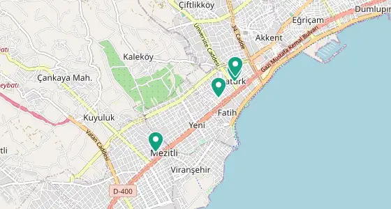 Mezitli eczane konum haritası — Mersin