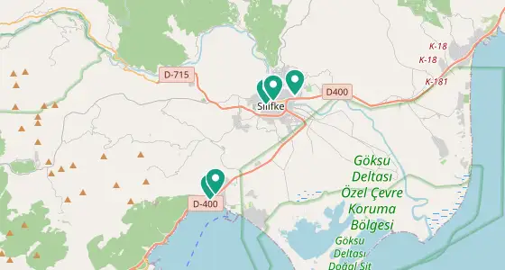 Silifke eczane konum haritası — Mersin