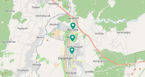Dalaman eczane konum haritası — Muğla