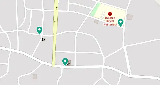 Bulanık eczane konum haritası — Muş