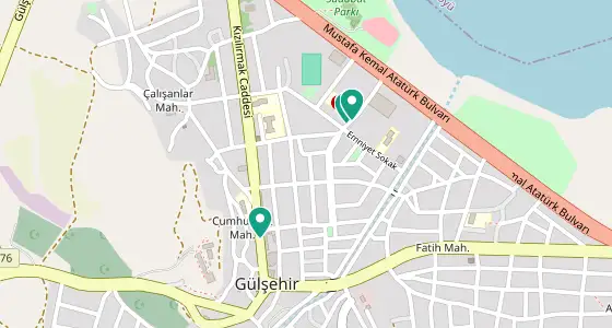 Gülşehir eczane konum haritası — Nevşehir